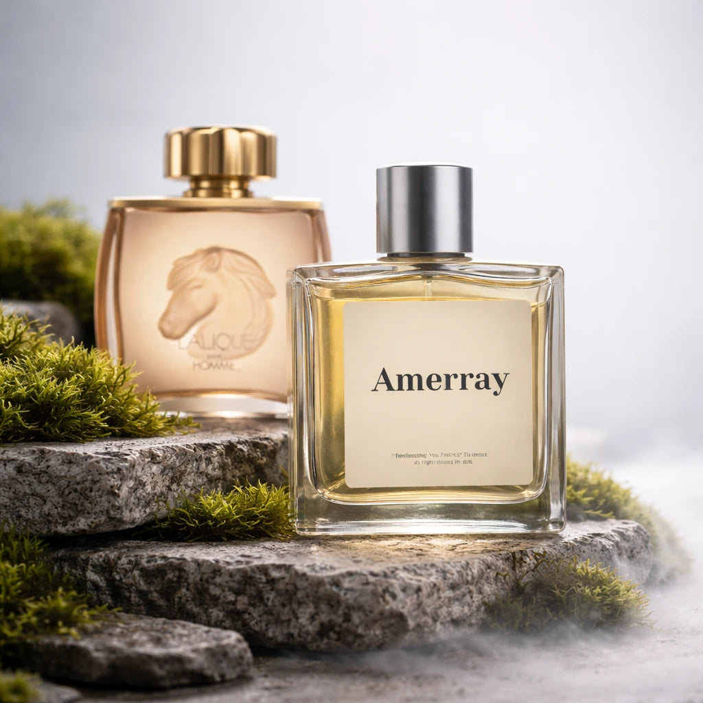 Bouteille du parfum AMERRAY Inspired By Lalique Pour Homme Equus, inspiré de Lalique - Maroc