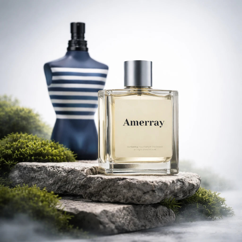 Flacon du parfum AMERRAY Inspired By Le Male In The Navy, inspiration Jean Paul Gaultier - Maroc