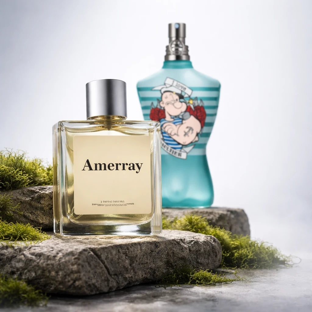Parfum Inspired By Le Male Popeye Eau Fraiche de la maison AMERRAY, inspiration Jean Paul Gaultier - Maroc