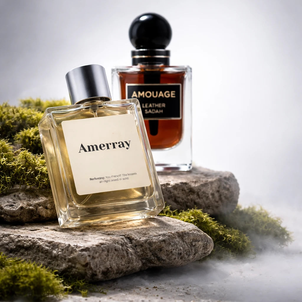 Flacon du parfum inspiré de Leather Sadah de Amouage – Amerray Maroc