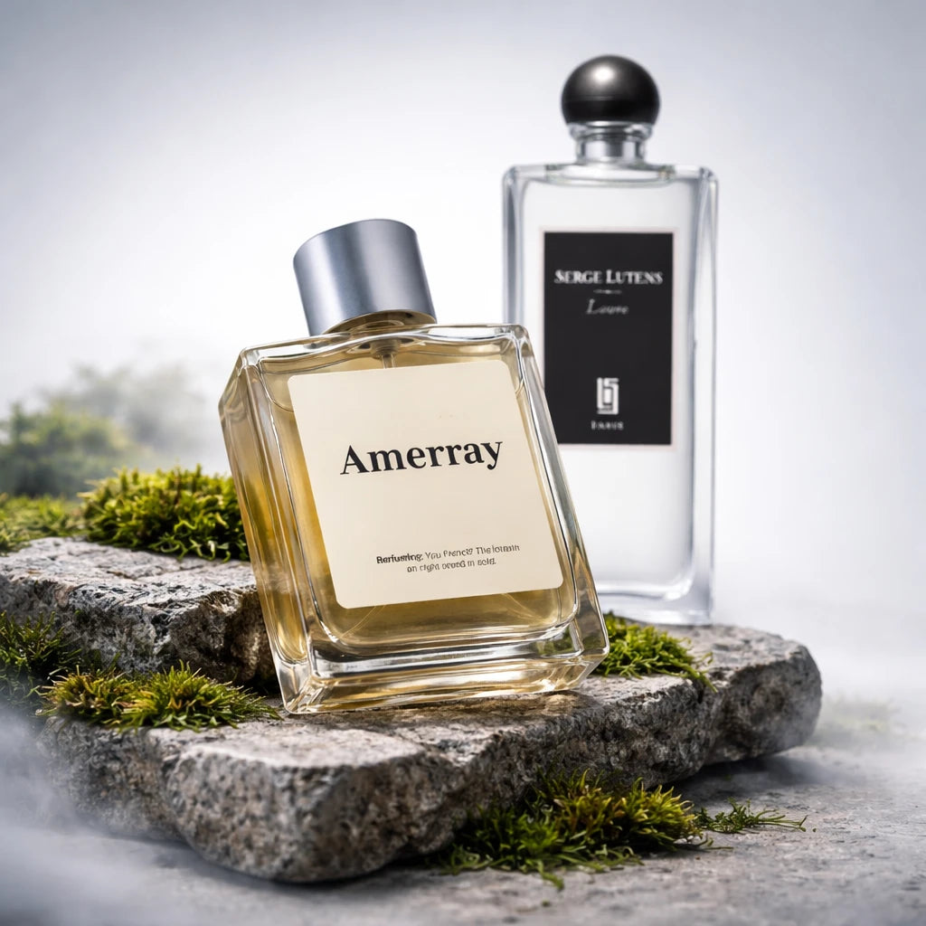 Bouteille du parfum AMERRAY Inspired By Louve, inspiré de Serge Lutens - Maroc