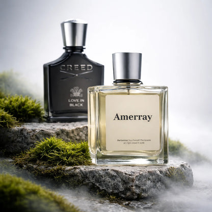 Flacon du parfum inspiré de Love in Black 2024 de Creed – Amerray Maroc