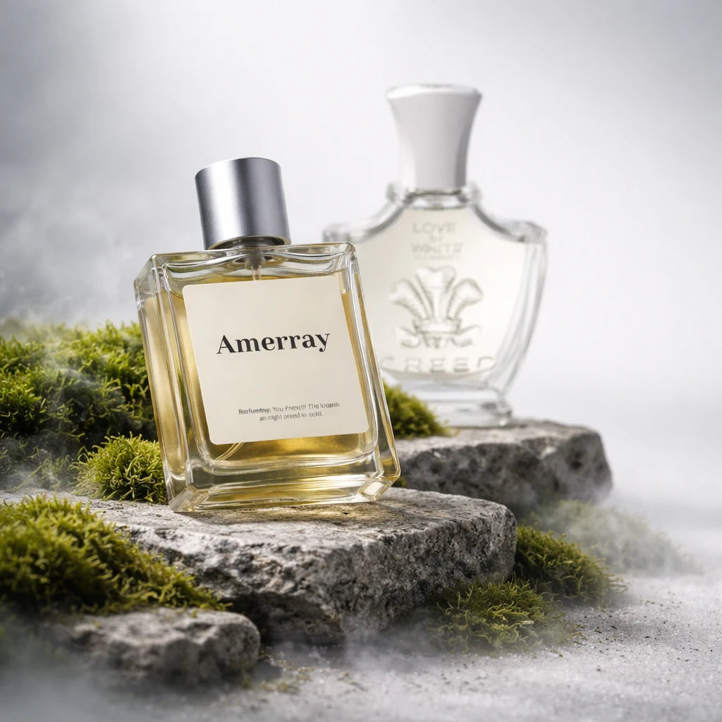 Flacon du parfum inspiré de Love in White for Summer de Creed – Amerray Maroc