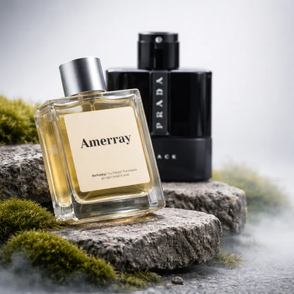 Bouteille du parfum AMERRAY Inspired By Luna Rossa Black, inspiré de Prada - Maroc