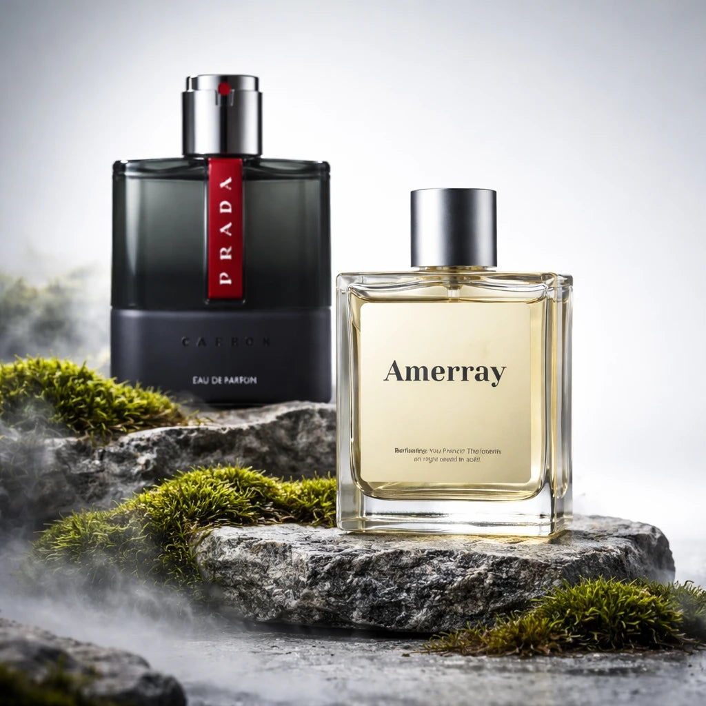 Parfum Inspired By Luna Rossa Carbon Eau de Parfum de la maison AMERRAY, inspiration Prada - Maroc
