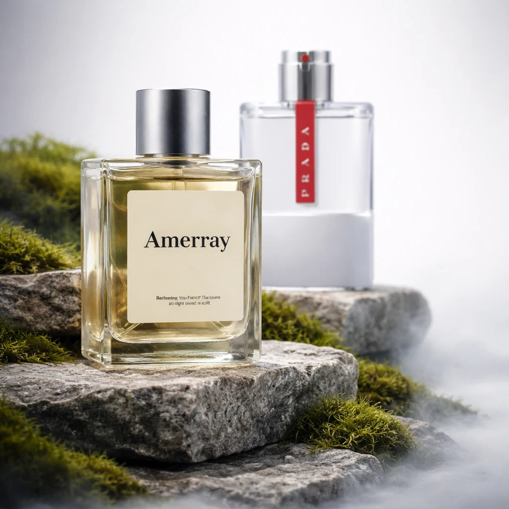 Bouteille du parfum AMERRAY Inspired By Luna Rossa Eau Sport, inspiré de Prada - Maroc