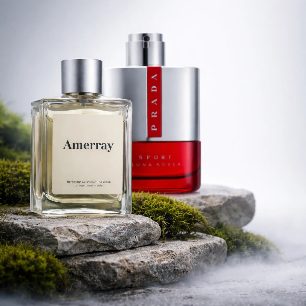Flacon du parfum AMERRAY Inspired By Luna Rossa Sport, inspiration Prada - Maroc