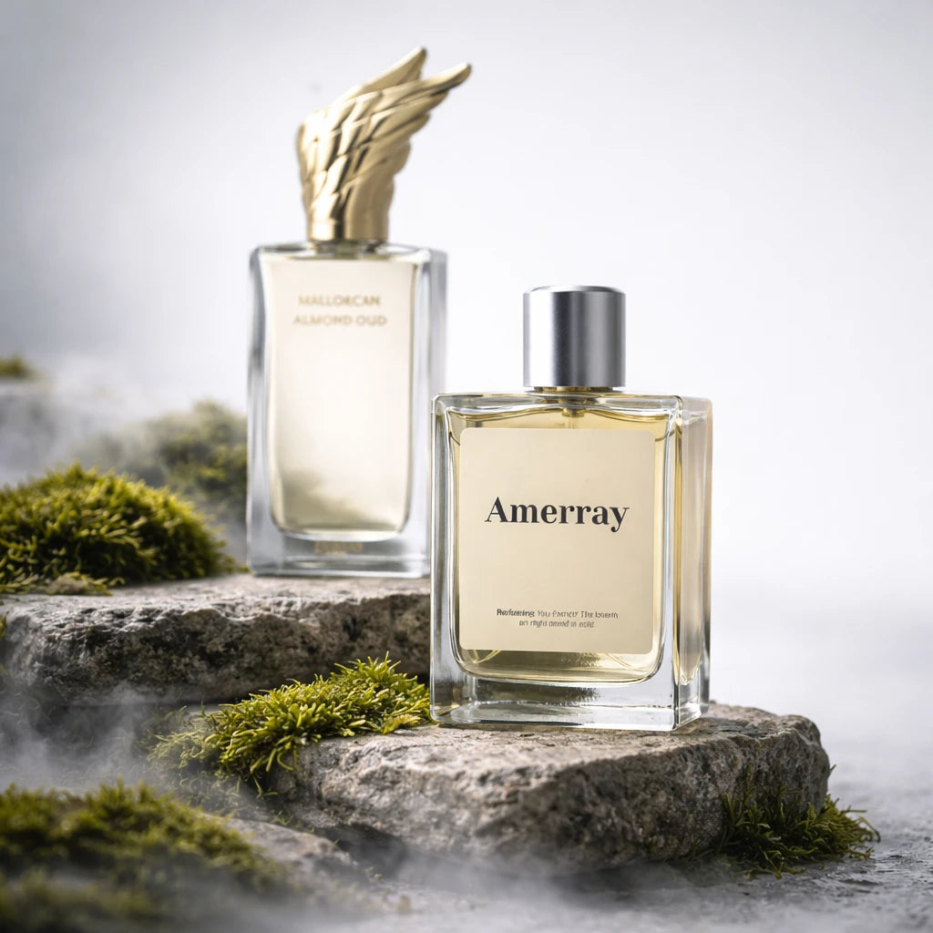 Flacon du parfum inspiré de Mallorcan Almond Oud de Memo Paris – Amerray Maroc
