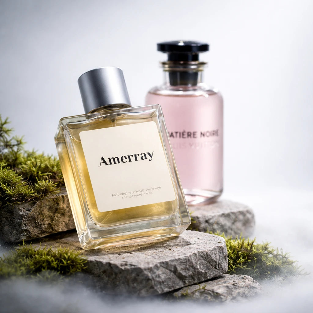 Flacon du parfum inspiré de Matière Noire de Louis Vuitton – Amerray Maroc