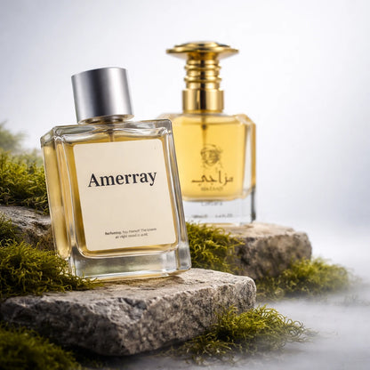 Bouteille du parfum AMERRAY Inspired By Mazaaji, inspiré de Lattafa Perfumes - Maroc