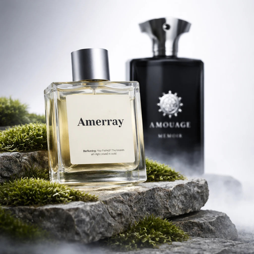 Flacon du parfum inspiré de Memoir Man de Amouage – Amerray Maroc