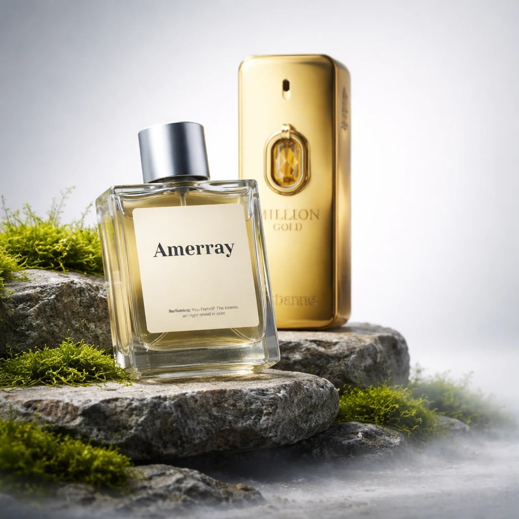 Flacon du parfum inspiré de Million Gold Elixir de Rabanne – Amerray Maroc