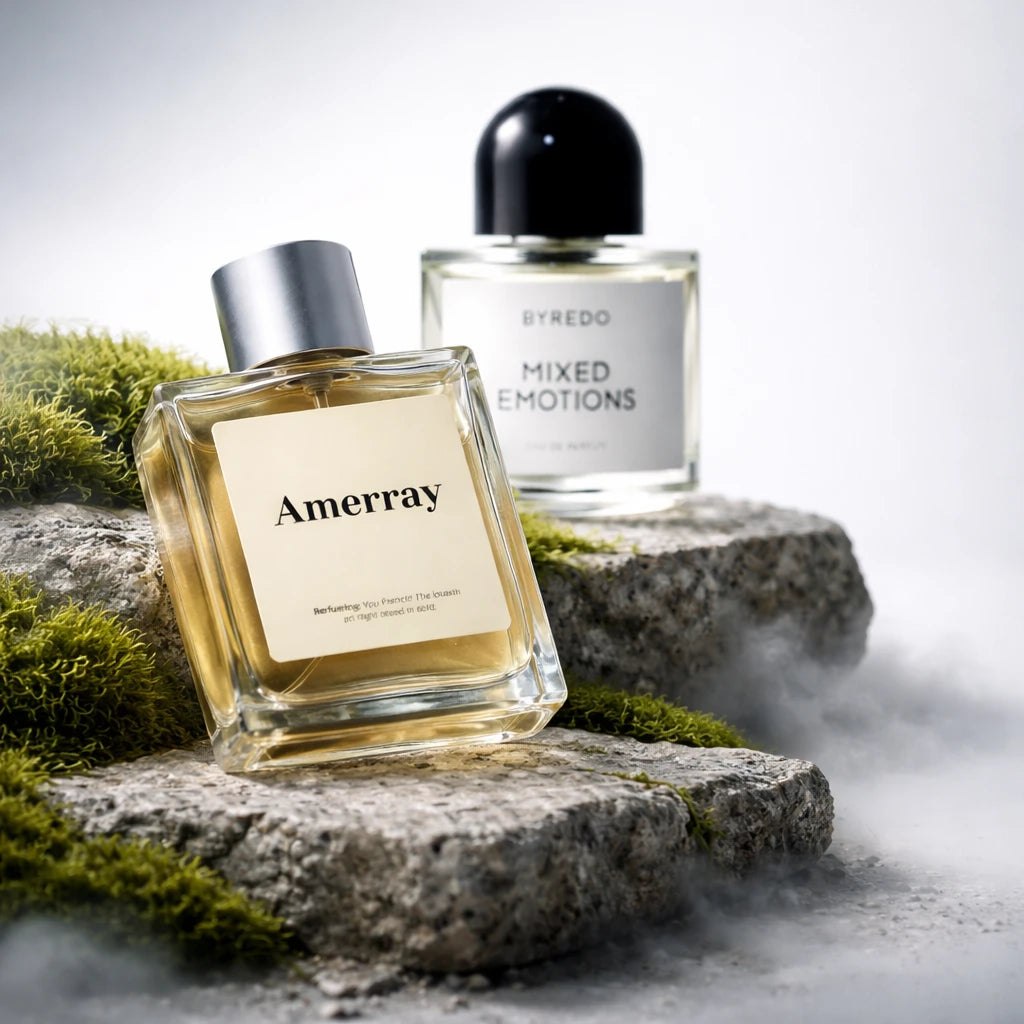 Flacon du parfum inspiré de Mixed Emotions de Byredo – Amerray Maroc