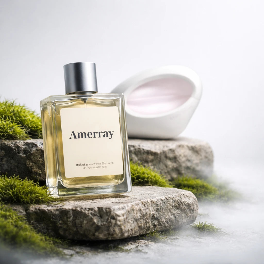 Bouteille du parfum AMERRAY Inspired By Mod Vanilla, inspiré de Ariana Grande - Maroc