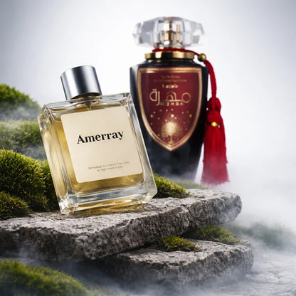 Flacon du parfum inspiré de Mohra de Lattafa Perfumes – Amerray Maroc