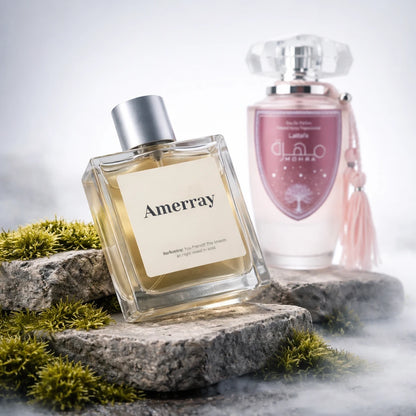 Parfum Inspired By Mohra Silky Rose de la maison AMERRAY, inspiration Lattafa Perfumes - Maroc