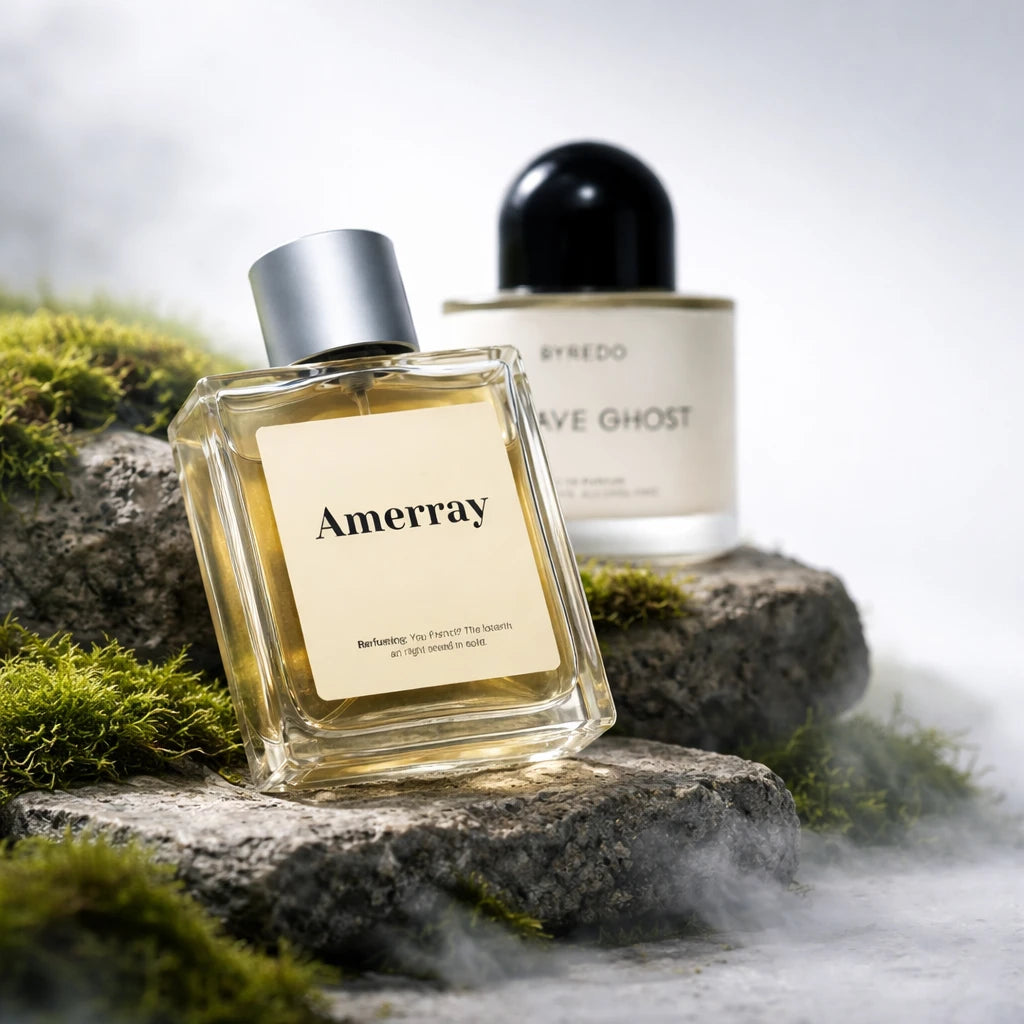 Flacon du parfum inspiré de Mojave Ghost Alcohol-Free de Byredo – Amerray Maroc