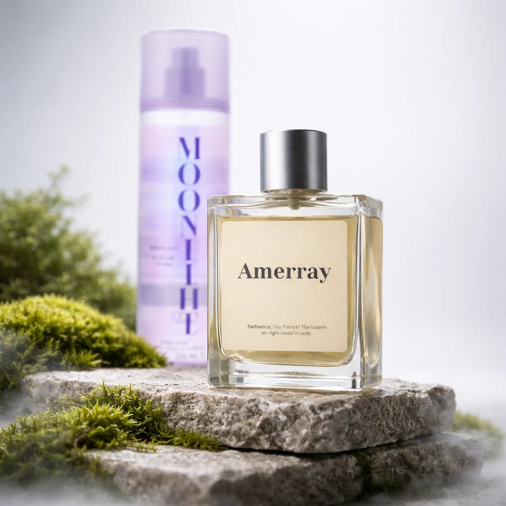 Flacon du parfum inspiré de Moonlight Body Mist de Ariana Grande – Amerray Maroc