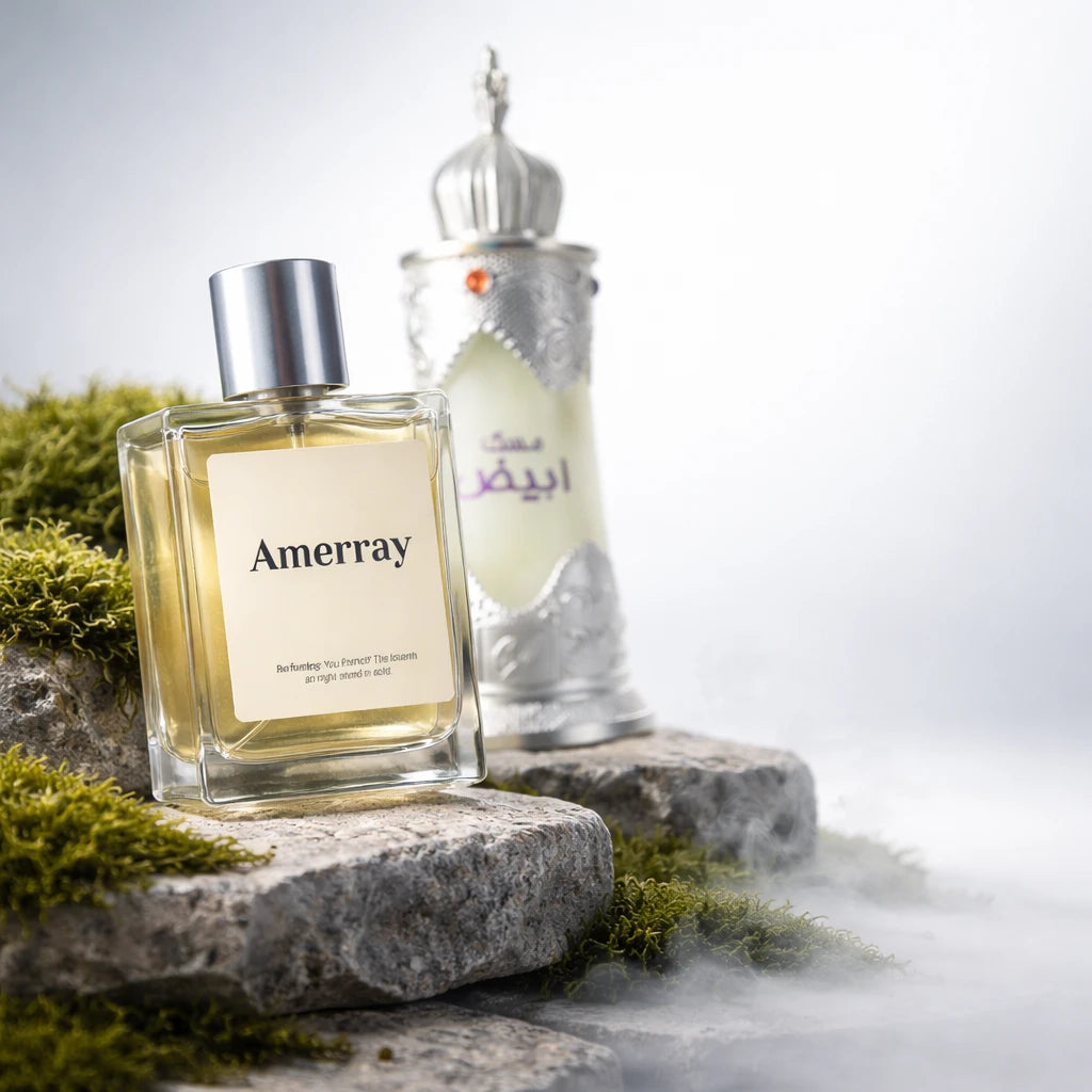 Flacon du parfum inspiré de Musk Abiyad de Afnan – Amerray Maroc