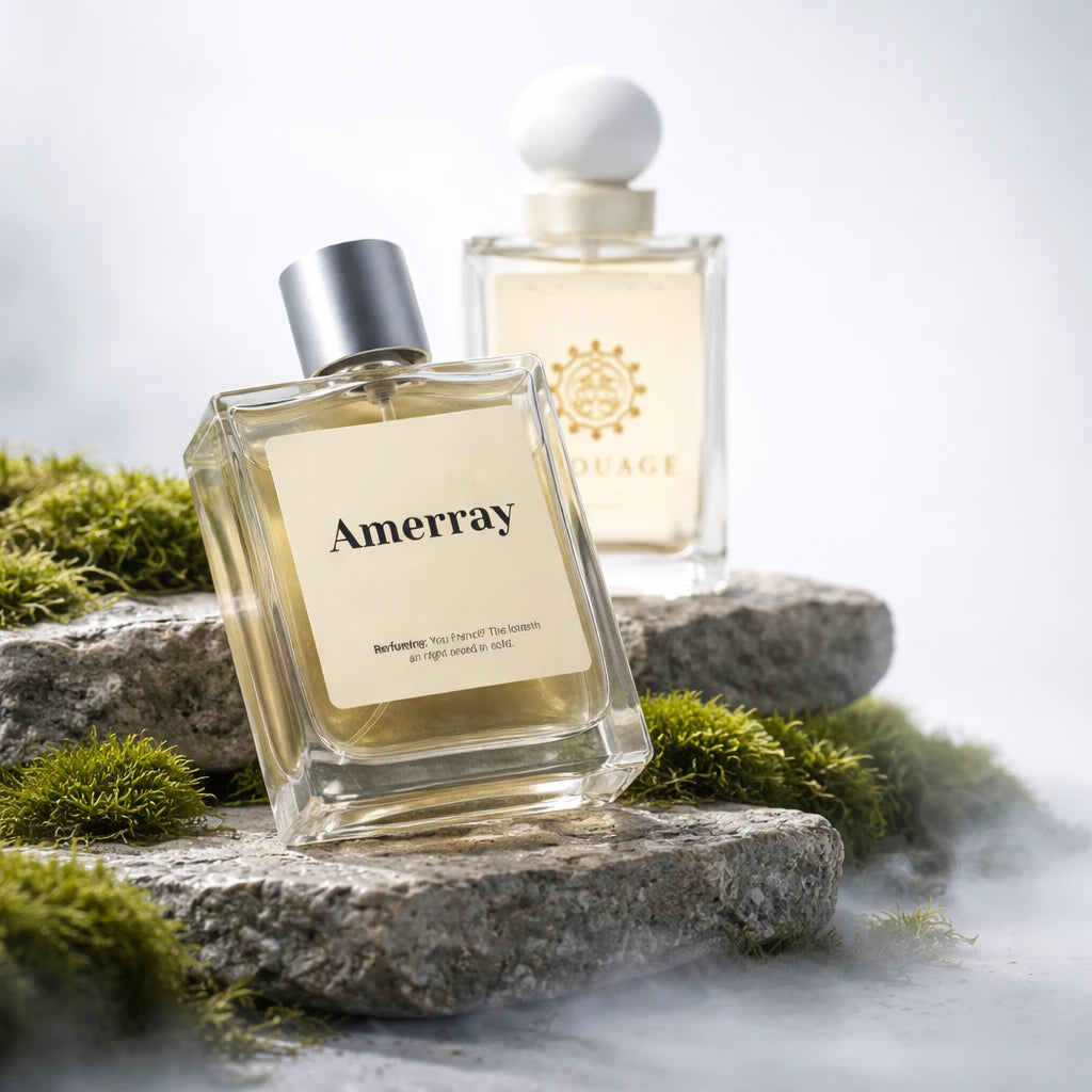 Flacon du parfum inspiré de Musk Abyadh de Amouage – Amerray Maroc