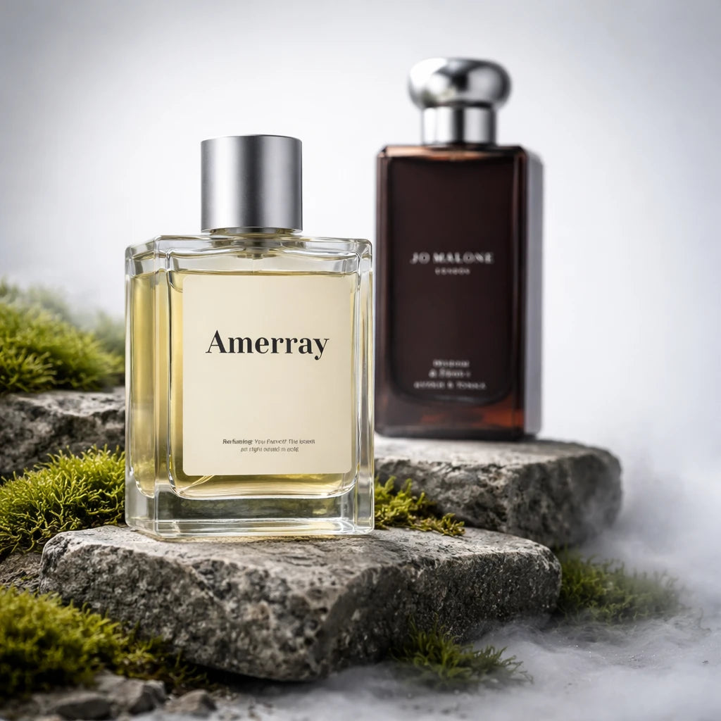 Bouteille du parfum AMERRAY Inspired By Myrrh & Tonka, inspiré de Jo Malone London - Maroc