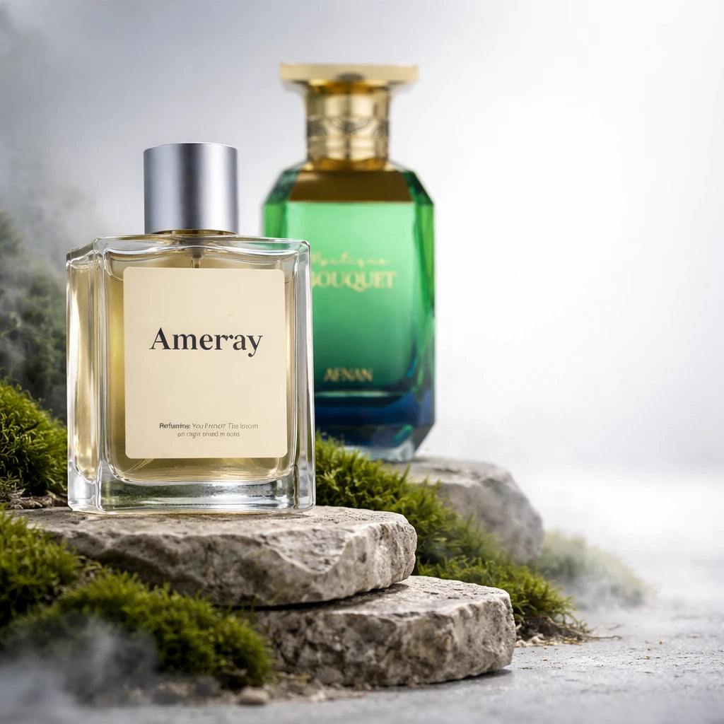 Flacon du parfum inspiré de Mystique Bouquet de Afnan – Amerray Maroc