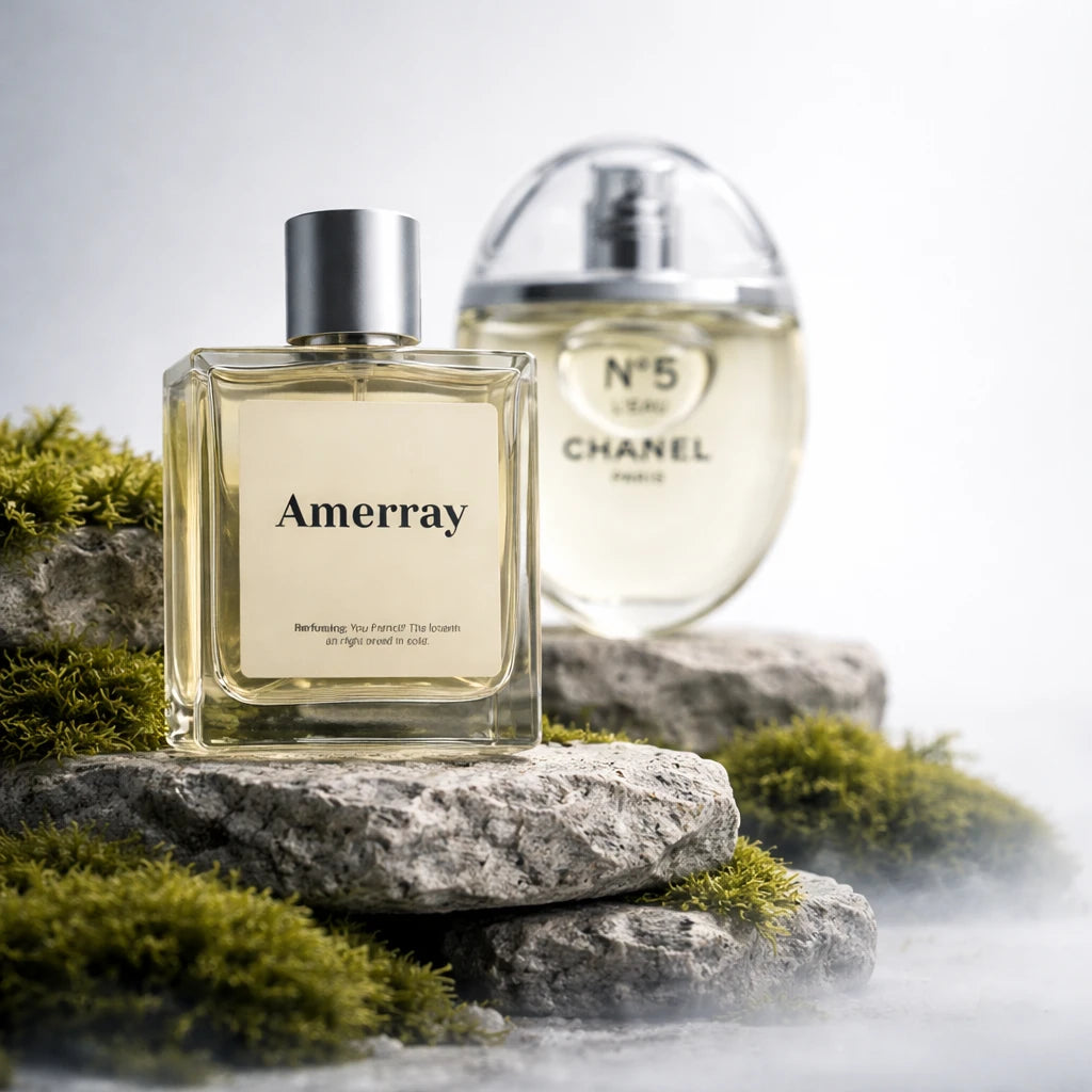 Flacon du parfum inspiré de N°5 L’EAU – Limited Edition de Chanel – Amerray Maroc