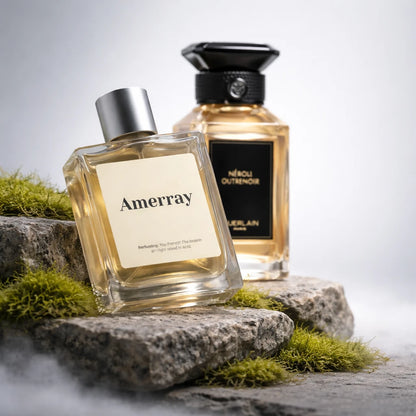 Flacon du parfum inspiré de Néroli Outrenoir Hair Mist de Guerlain – Amerray Maroc