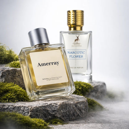 Flacon du parfum inspiré de Narcotic Flower de Maison Alhambra – Amerray Maroc
