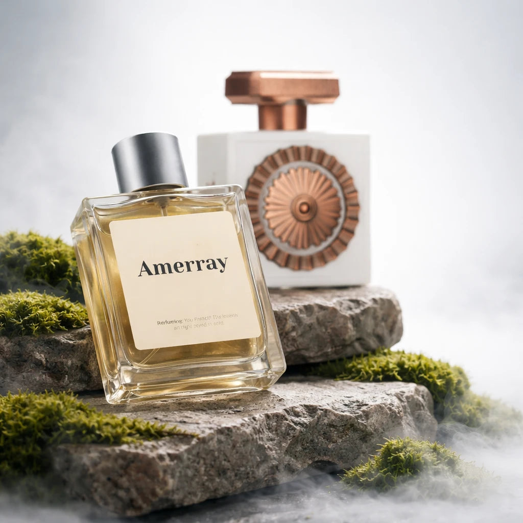 Bouteille du parfum AMERRAY Inspired By Nebras Elixir, inspiré de Lattafa Perfumes - Maroc