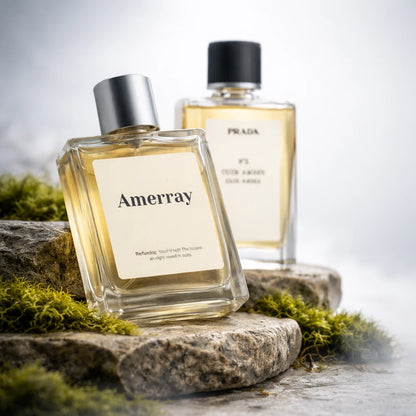 Flacon du parfum inspiré de No3 Cuir Amber de Prada – Amerray Maroc