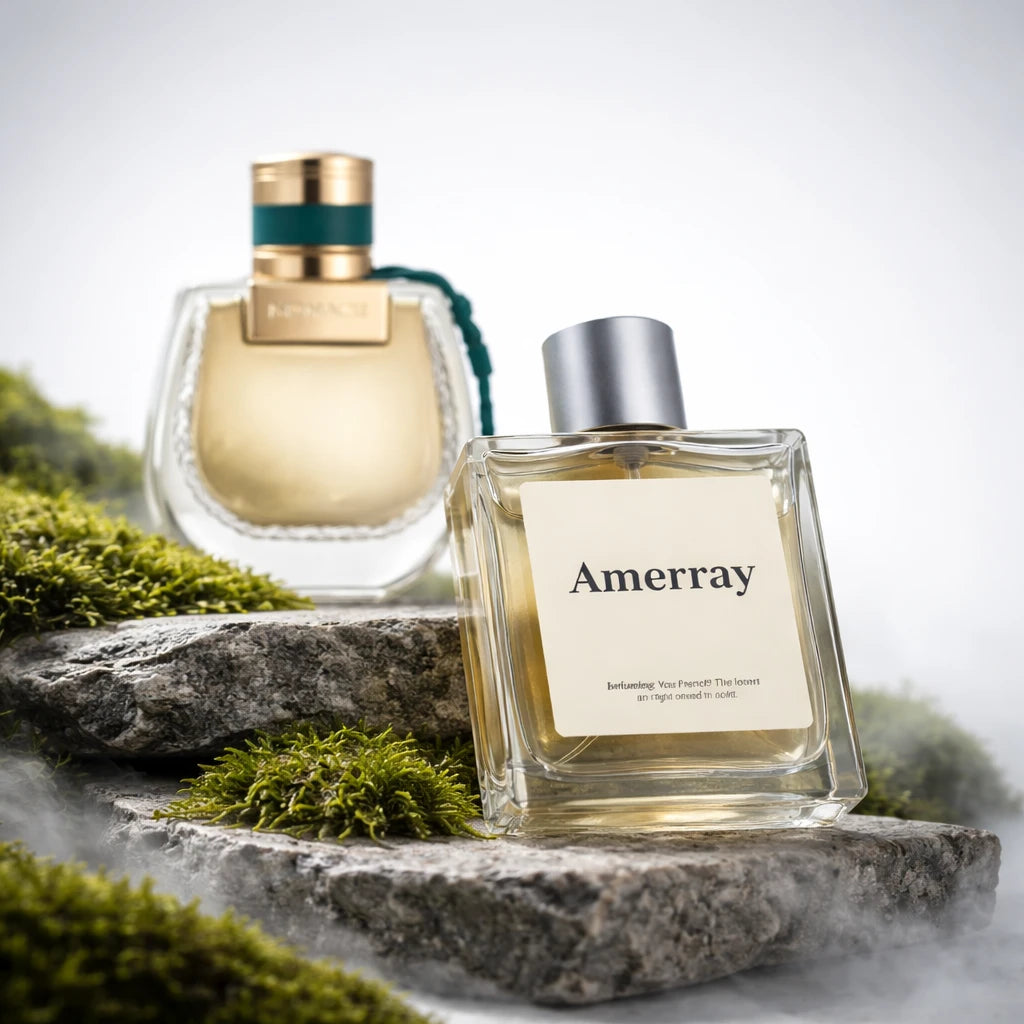 Bouteille du parfum AMERRAY Inspired By Nomade Jardin d’Égypte, inspiré de Chloé - Maroc