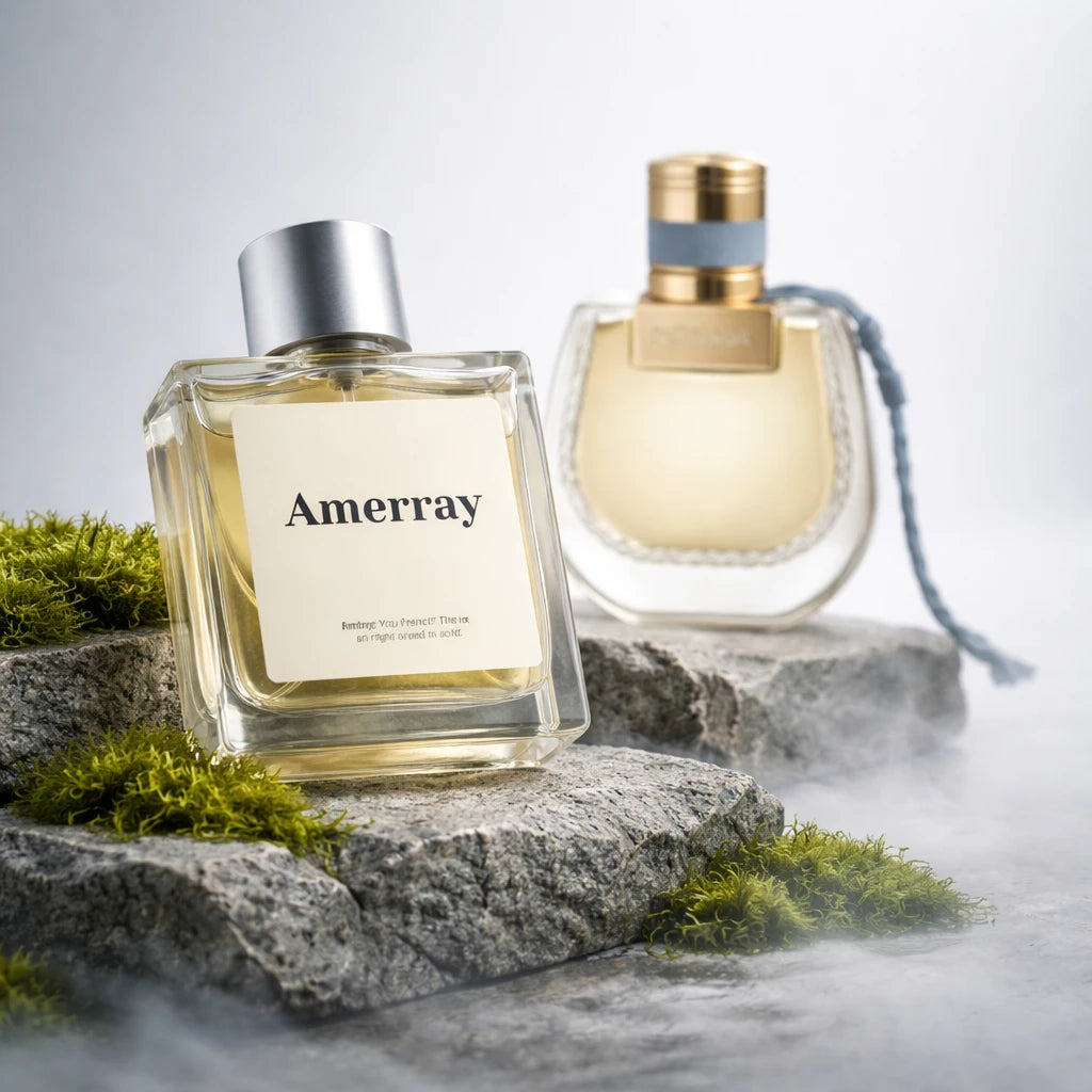 Bouteille du parfum AMERRAY Inspired By Nomade Lumiere d'Egypte, inspiré de Chloé - Maroc