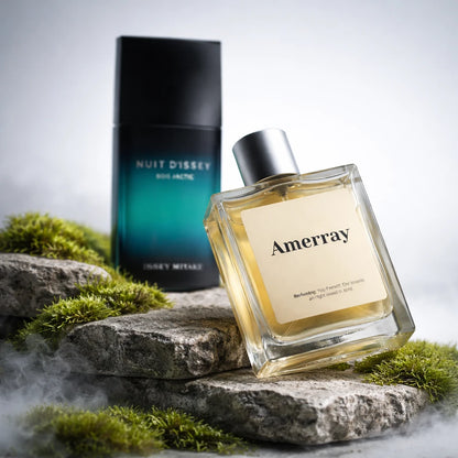 Bouteille du parfum AMERRAY Inspired By Nuit d'Issey Bois Arctic, inspiré de Issey Miyake - Maroc
