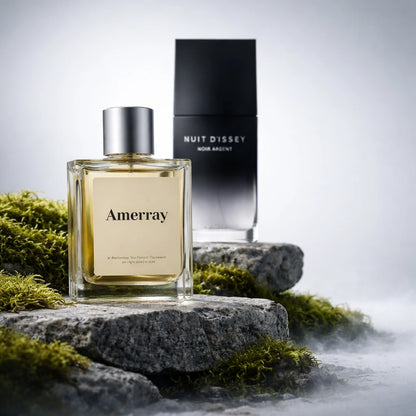 Flacon du parfum AMERRAY Inspired By Nuit D’Issey Noir Argent, inspiration Issey Miyake - Maroc