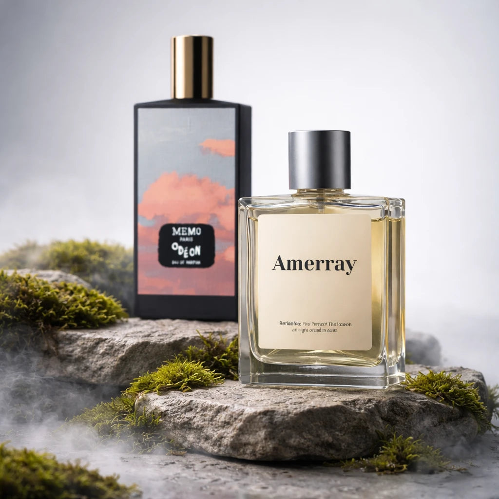 Flacon du parfum inspiré de Odéon x Jean Jullien de Memo Paris – Amerray Maroc