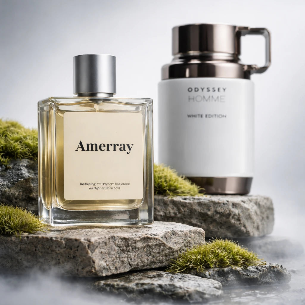 Flacon du parfum inspiré de Odyssey Homme White Edition de Armaf – Amerray Maroc