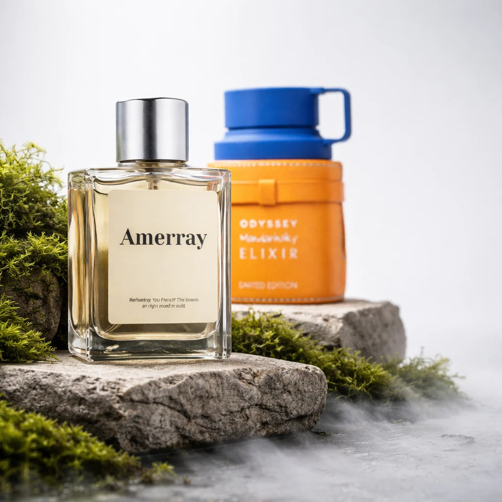 Bouteille du parfum AMERRAY Inspired By Odyssey Mandarin Sky Elixir, inspiré de Armaf - Maroc