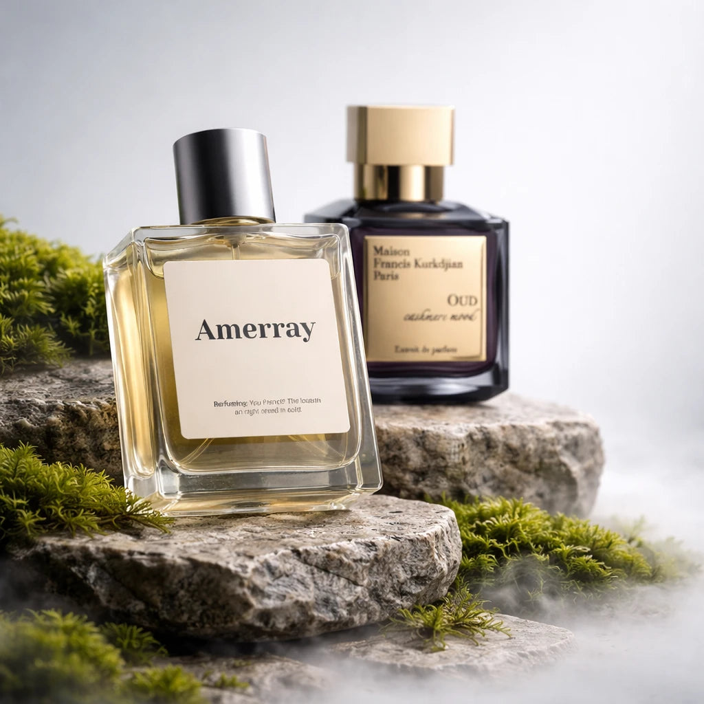Flacon du parfum AMERRAY Inspired By Oud Cashmere Mood, inspiration Maison Francis Kurkdjian - Maroc