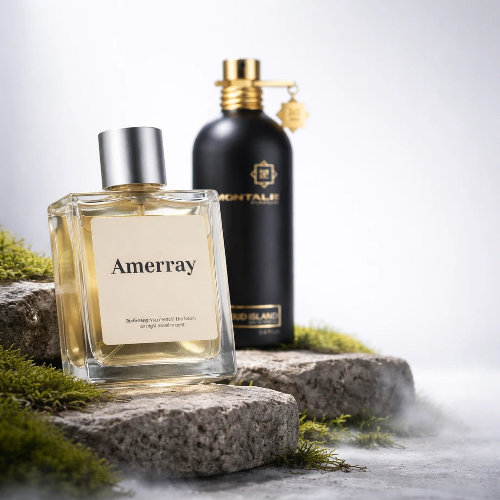 Flacon du parfum inspiré de Oud Island de Montale – Amerray Maroc