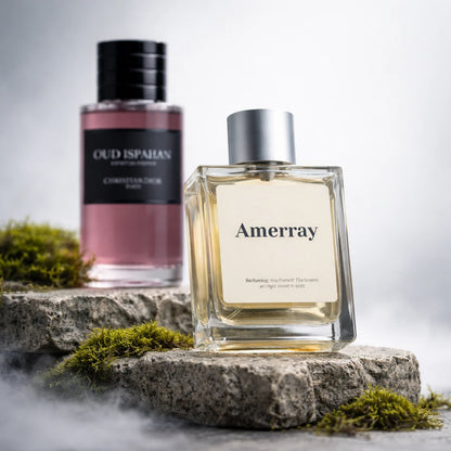 Parfum Inspired By Oud Ispahan Esprit De Parfum de la maison AMERRAY, inspiration Dior - Maroc