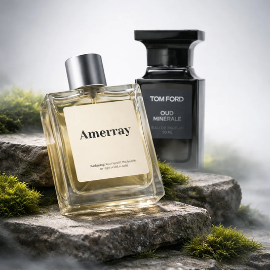 Flacon du parfum inspiré de Oud Minérale de TOM FORD – Amerray Maroc