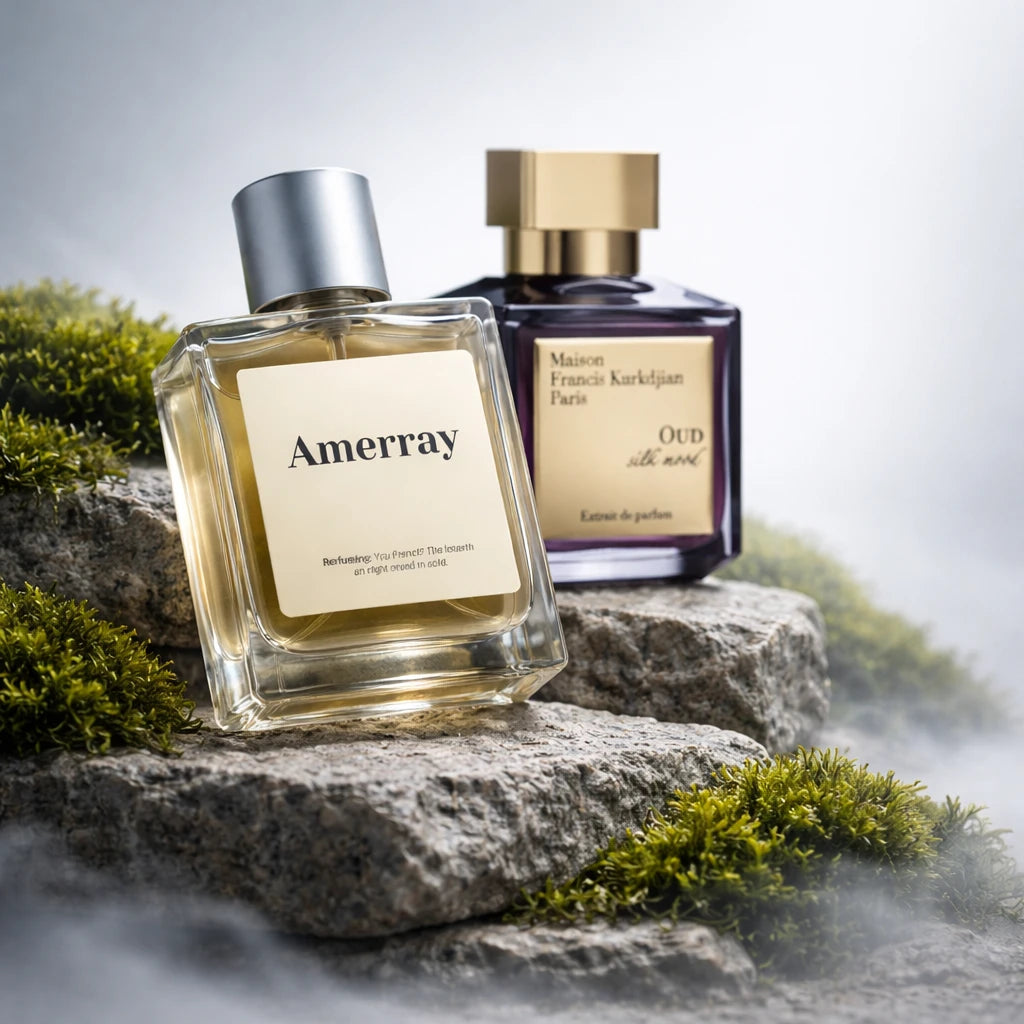 Flacon du parfum inspiré de Oud Silk Mood Extrait de Parfum de Maison Francis Kurkdjian – Amerray Maroc
