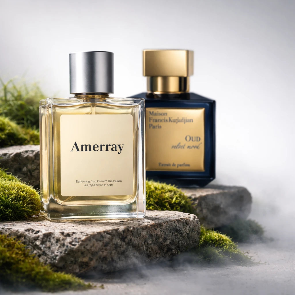 Flacon du parfum inspiré de Oud Velvet Mood Extrait de Parfum de Maison Francis Kurkdjian – Amerray Maroc