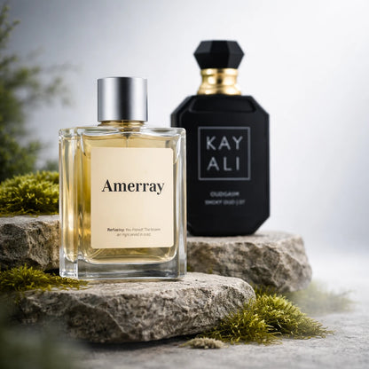Bouteille du parfum AMERRAY Inspired By Oudgasm Smoky Oud | 07, inspiré de Kayali Fragrances - Maroc
