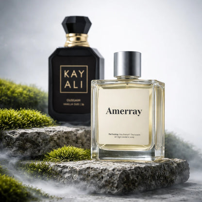 Flacon du parfum AMERRAY Inspired By Oudgasm Vanilla Oud | 36 Eau de Parfum Intense, inspiration Kayali Fragrances - Maroc