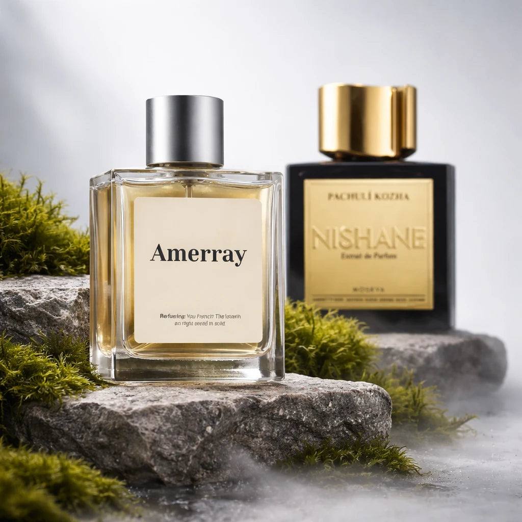 Flacon du parfum inspiré de Pachuli Kozha de Nishane – Amerray Maroc