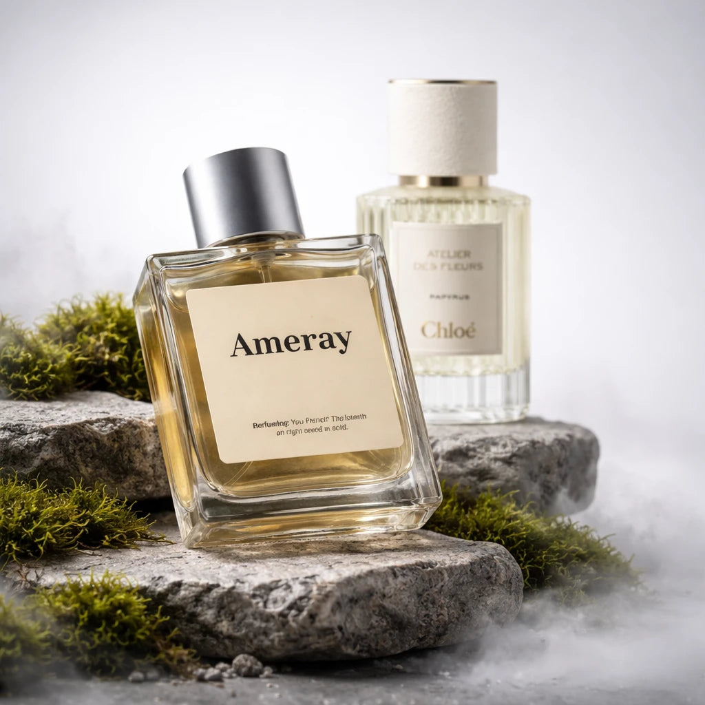 Flacon du parfum AMERRAY Inspired By Papyrus, inspiration Chloé - Maroc