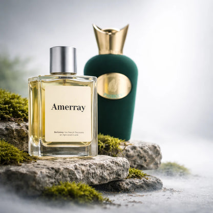 Bouteille du parfum AMERRAY Inspired By Pasticcio, inspiré de Sospiro Perfumes - Maroc