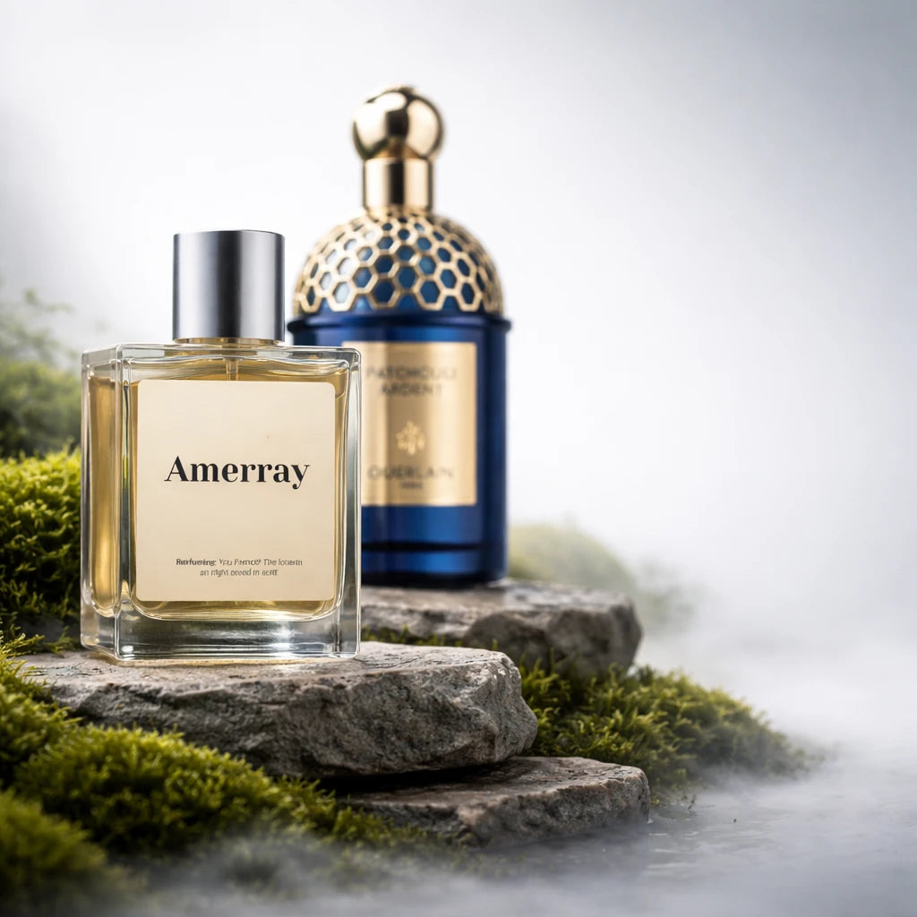 Flacon du parfum inspiré de Patchouli Ardent de Guerlain – Amerray Maroc